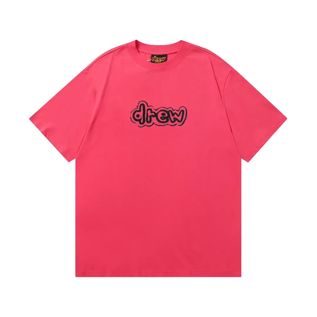 D 038 9 2023SS Same Style drew T g , ！ Quality！！ ， Quality！！ ， ！！ ， ， ， ， ， 。 Sizes：S M L XL ：Black White Royal Blue Red Brown White Orange